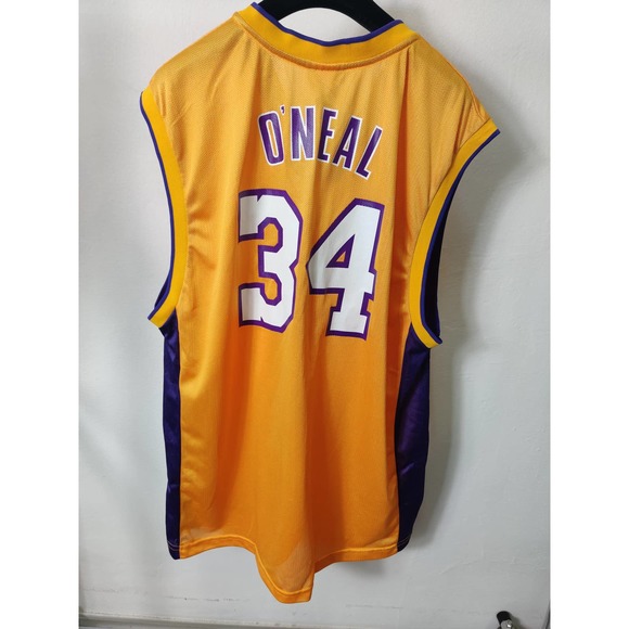NEW SHAQUILLE O'NEAL LA LAKERS JERSEY REEBOK XL - Picture 7 of 8